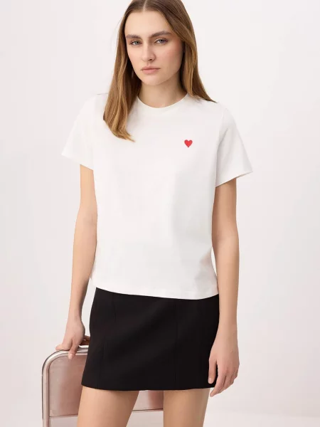 Trendyol Tricou roșu alb
