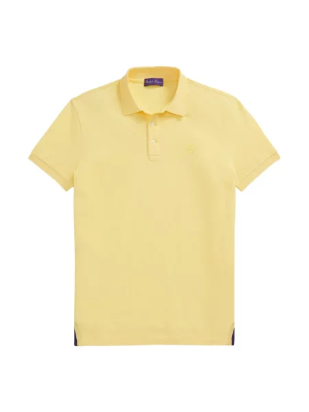 Tricou polo Polo Ralph Lauren cu glugă cu blană cu broderie roșu