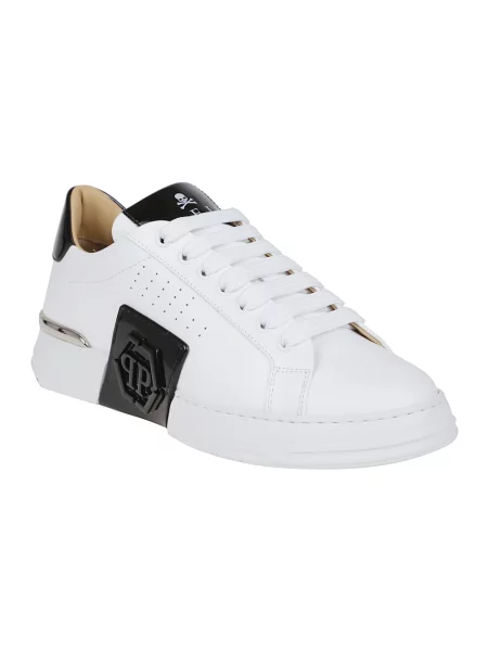 Sneakersy Philipp Plein skórzane białe