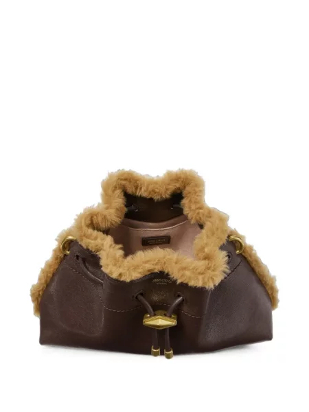 Geantă Jimmy Choo maro