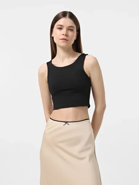 Топ Braska поліестер/еластан чорний