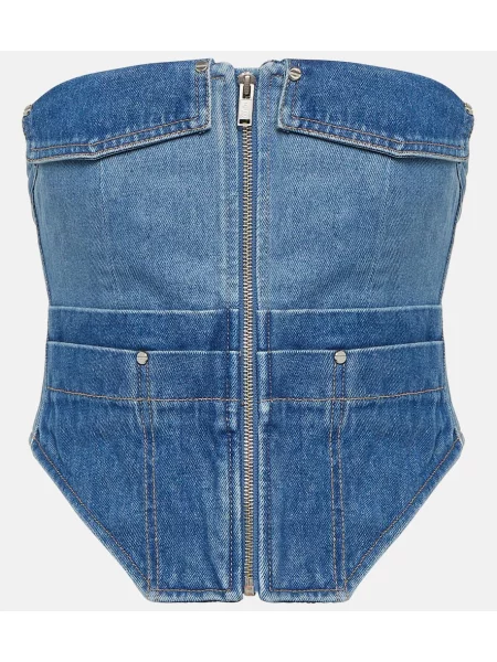 Top Dion Lee albastru