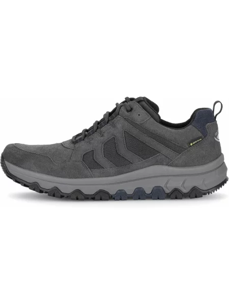 Sneakersy Gabor skórzane trekkingowe szare