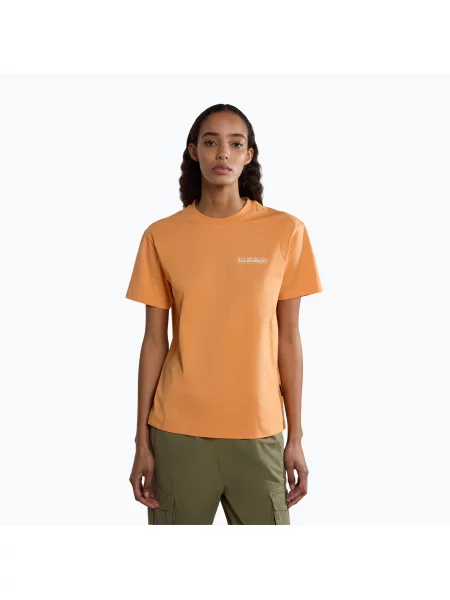 Tričko Napapijri S-Faber orange mandarin oranžové