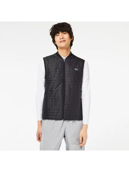 Lacoste Kamizelka Sport Dwustronna czarna