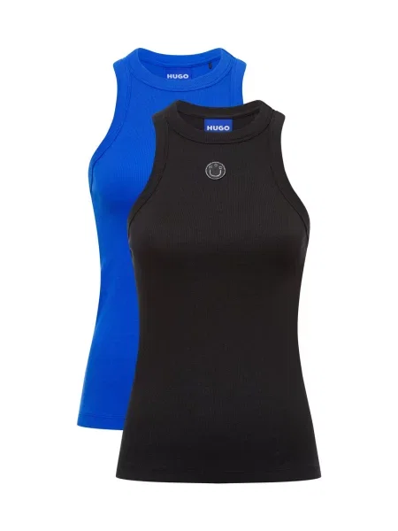 Top Hugo Blue w paski czarny