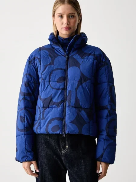 Marimekko jachetă scurtă pentru femei albastru