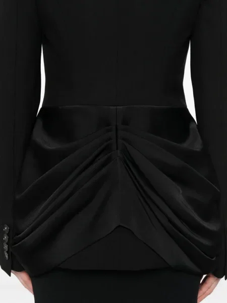 Sacou Stella Mccartney drapate negru