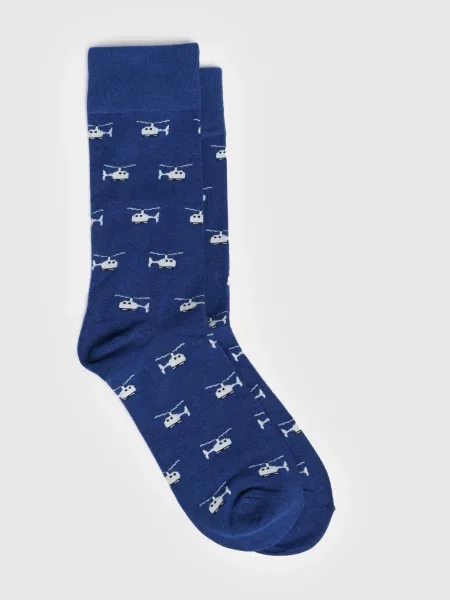 Arber Шкарпетки Бавовна/поліестер/еластан синій