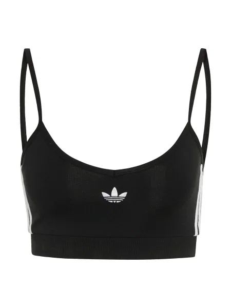 Top Adidas Originals cu dungi negru