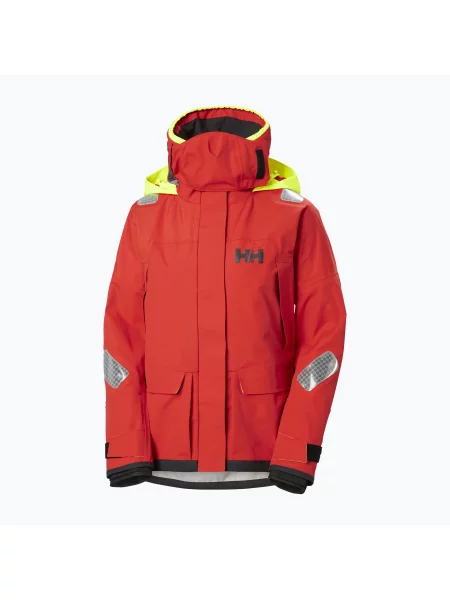 Geacă de navigație pentru femei Helly Hansen Skagen Pro Jacket alert red roșu