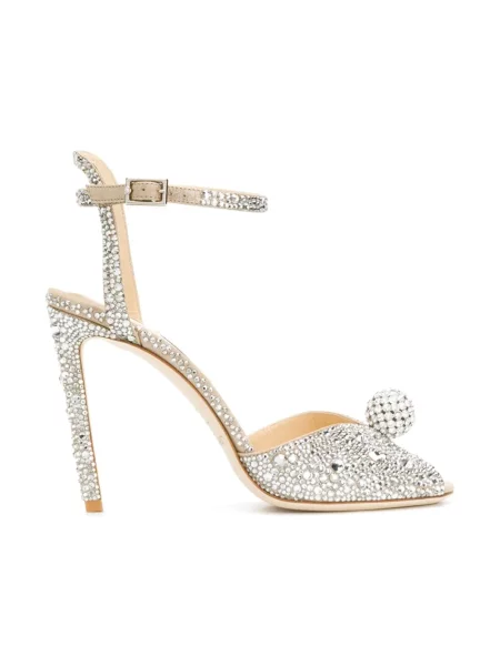 Sandały Jimmy Choo skórzane szare