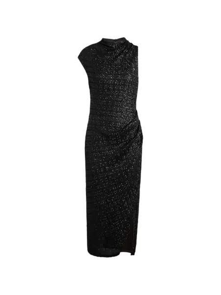 Rochie Boss cu paiete drapată negru