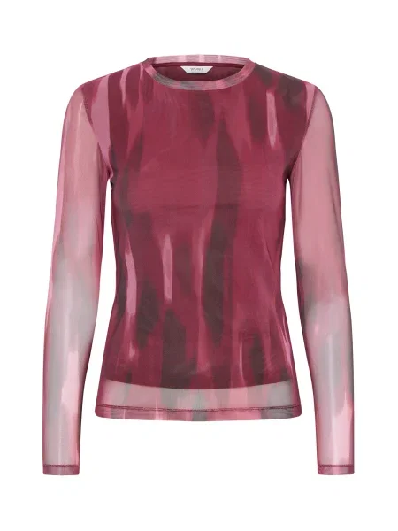 B.young Tričko BYPALOMA eosin / tmavě / burgundská červeň růžová