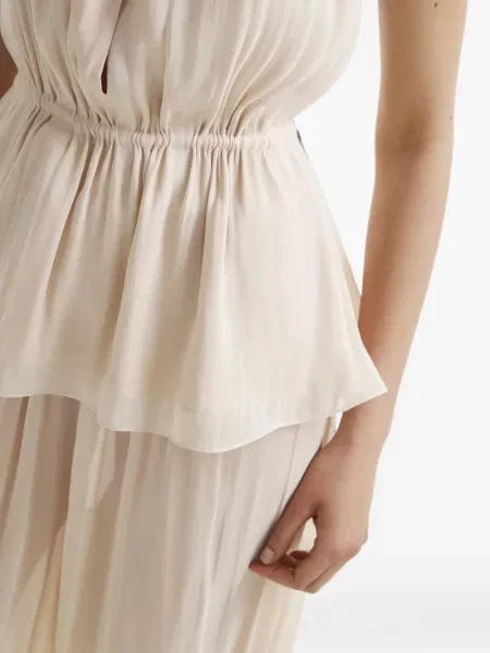 Top Mia Peculiar cu gât halter