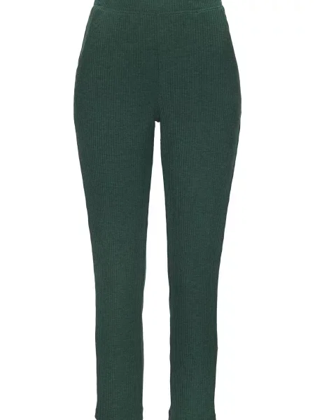 S.Oliver Pantaloni de pijama închis verde