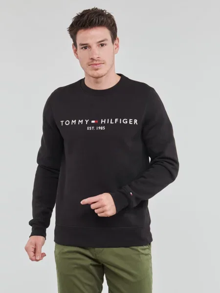 TOMMY HILFIGER Sweater majica mornarsko plava / crvena bijela crna