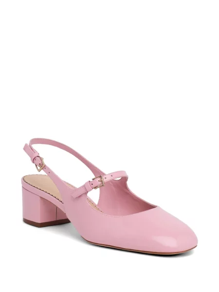 Pantofi cu toc Cinq A Sept din piele slingback roz