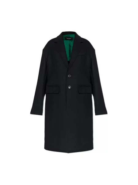 Płaszcz Dsquared2 wełniany czarny