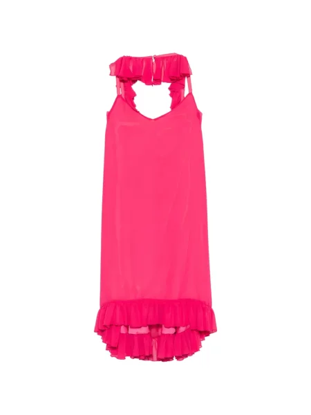 Rochie midi Jijil Jolie fără mâneci roz