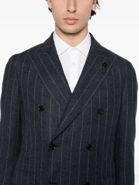 Costum Lardini cu dungi de costum albastru