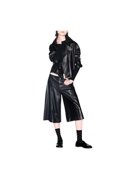 Kurtka skórzana Armani Exchange czarna