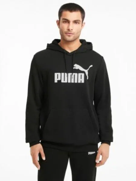 Kapucnis melegítő felső Puma autogrammal fekete