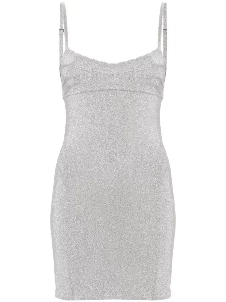 Sukienka Jacquemus srebrna