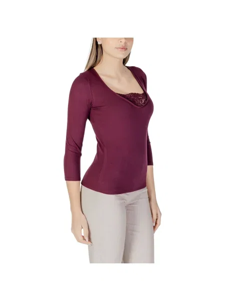 Tricou mânecă lungă Morgan violet