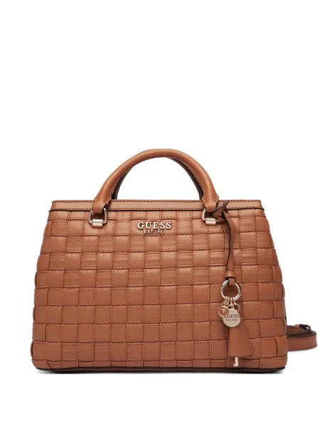 Geantă shopper Guess maro
