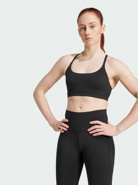 Топ спортивний adidas чорний