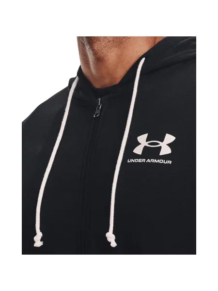 Geacă Under Armour din material terry alb