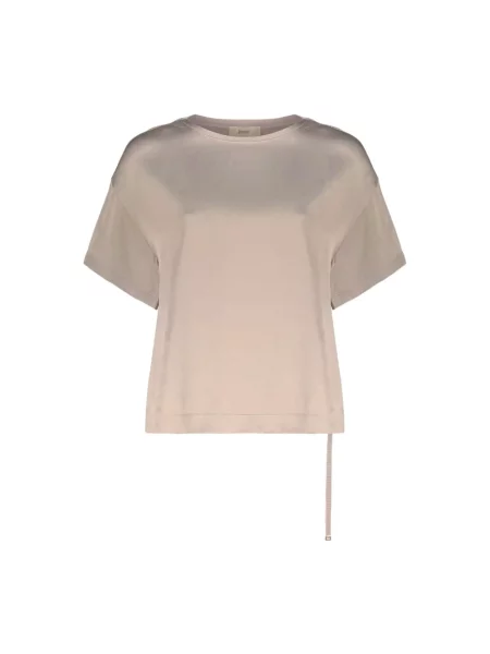 Koszulka Herno z krótkim rękawem beżowa