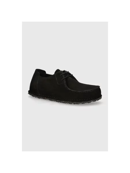 Półbuty Birkenstock koronkowe czarne