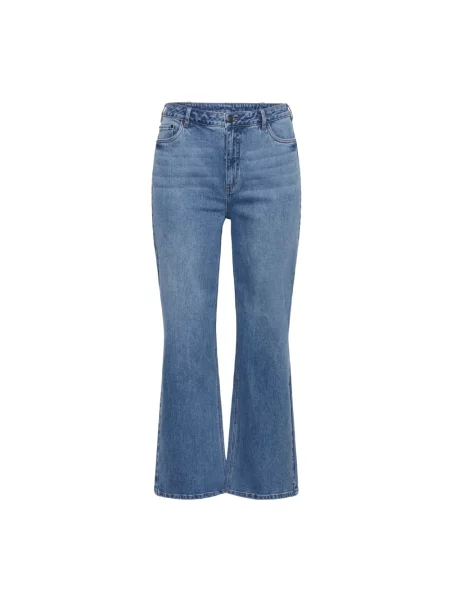 Jeansy dzwony Kaffe Curve dzwony niebieskie