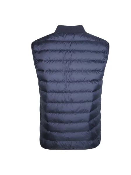 Kamizelka puchowa Moncler niebieska
