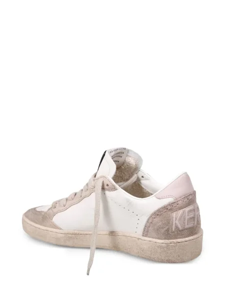 Sneakerși Golden Goose Ball Star din piele de căprioară auriu