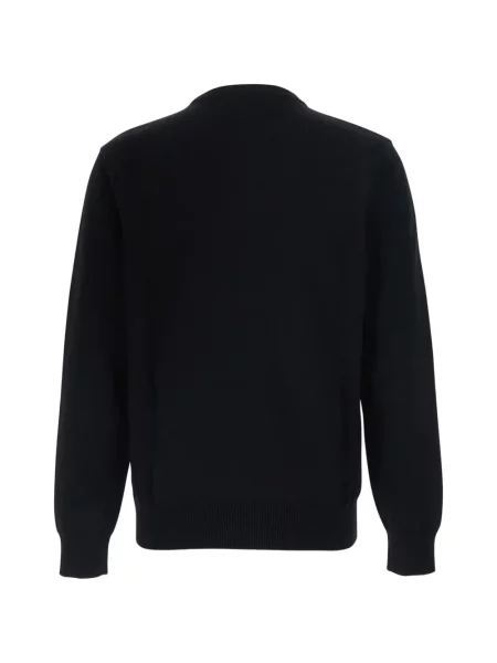Пуловер Emporio Armani бродиран черно