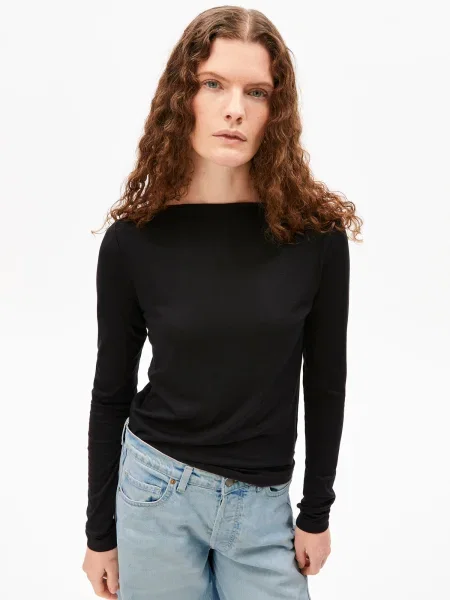 ARMEDANGELS Tricou negru