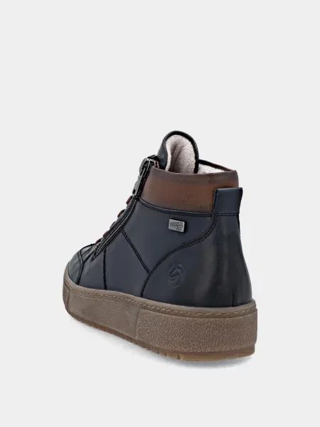 Кожаные кеды Remonte синие