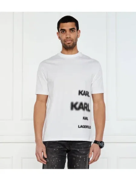 Karl Lagerfeld Tricou alb