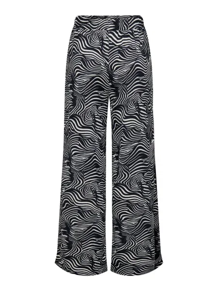 JDY Nohavice JDYDEBBIE čierna biela