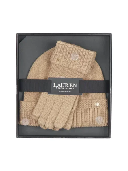 Czapka Polo Ralph Lauren brązowa