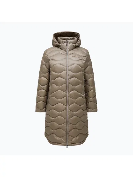 Palton cu puf pentru femei Peak Performance Helium Down Coat avid beige bej