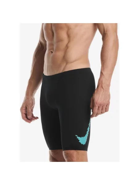 Kąpielówki Nike Swim Hydrastrong Multi Graphic Jammer turkusowy niebieski 28 czarny