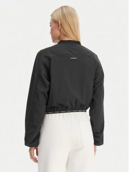 Tommy Jeans Prijelazna jakna / bijela crna