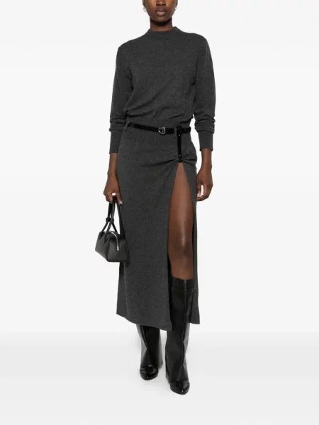 Cu centură rochie midi Coperni gri