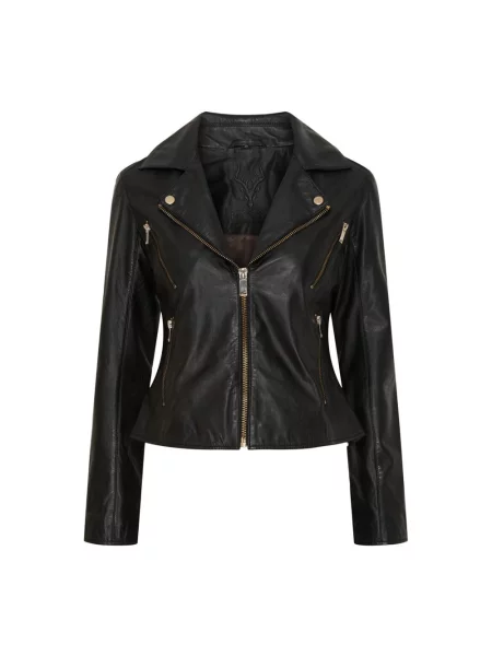 Kurtka skórzana Notyz czarna