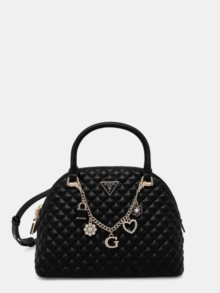 Чанта за през рамо Guess черно