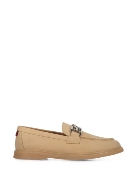 Pantofi loafer Bally din piele cu autograf